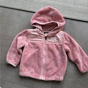 The North Face Pink Fleece Jacket 12-18 months